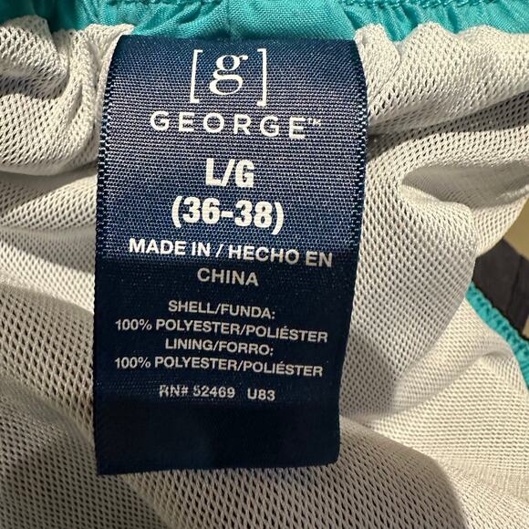 George Size large Swimming trunks Black Hot Tub Pool Cruise Vacation Beach - Picture 7 of 9